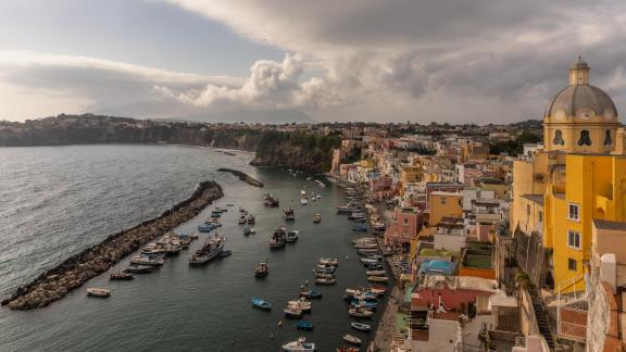 PROCIDA ISLAND BEFORE SUNSET