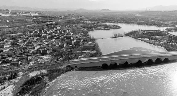 Winter Scenery of Shanghe River