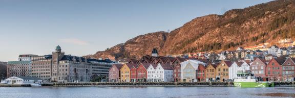 Bryggen sunset