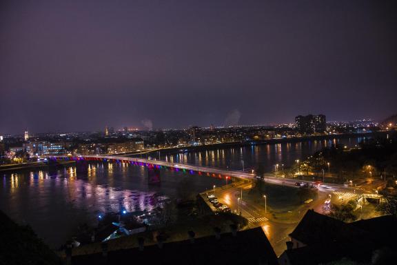 Novi Sad in the night