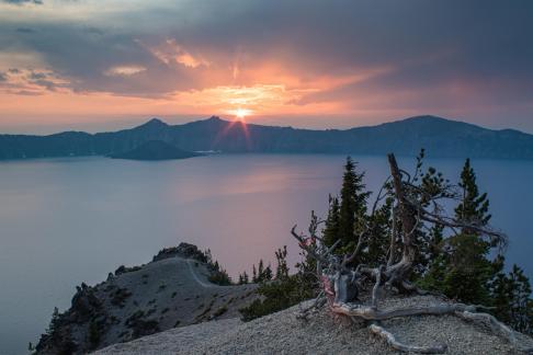 Crater Lake Sunset II