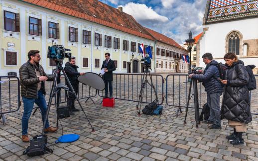 TELEVISION ANCHORMAN ZAGREB