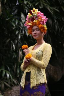 Woman with Flowers 4