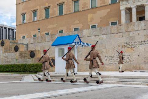 CHANGING THE GUARD ATHENS