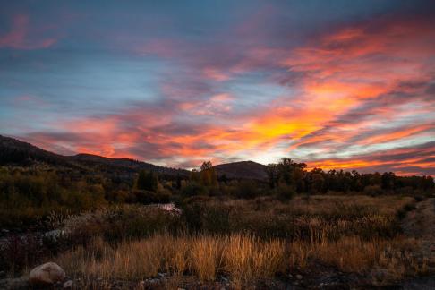 Sunset along Rt 35-106