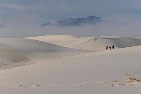 Traversing White Sands 292