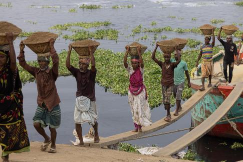 Carrying sediment