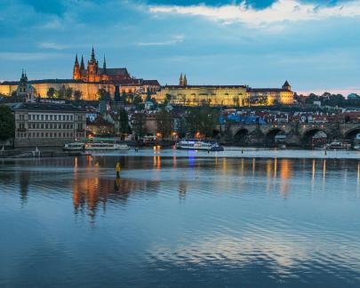 Vltava and Prague Castle