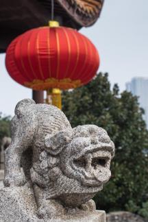 Tianxin lion and lantern