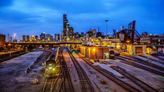 Chicago Train Tracks