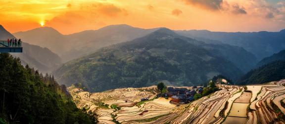 Wurui Terraces Pano