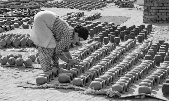 Drying vases