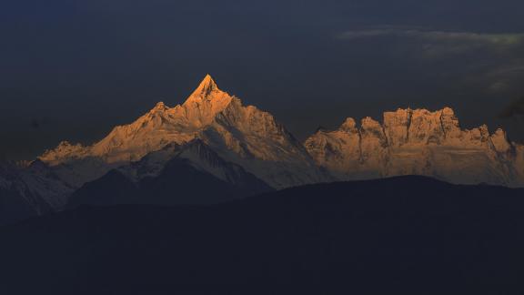 The Divine Mountain in the Dawn