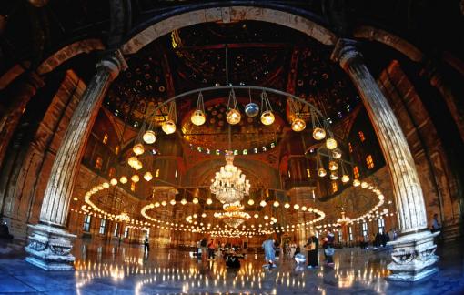 Interior of Muhammad Ali Mosque