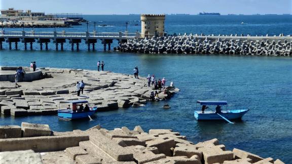 Alexandria harbour