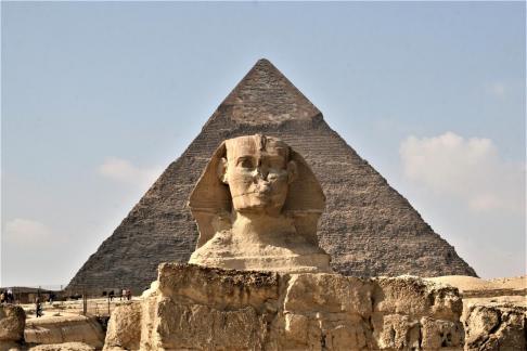 The Sphinx and the Pyramid