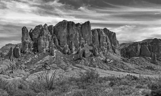 The Superstition Mountains