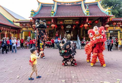 Lion dance