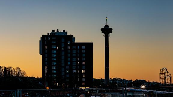 Tampere at Sunset