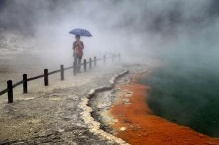 In the valley of geysers