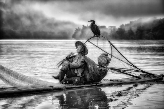 Sunrise Fisherman Guilin 01