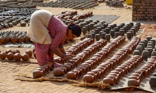 Drying vases