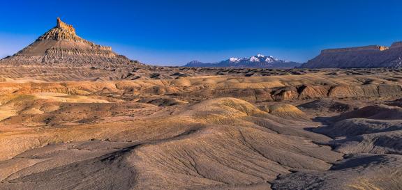 Factory Butte at sunset 45