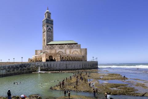 Summer at Hassan II Mosque