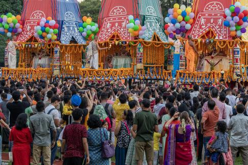 Chariouts Ratha Yatra Thirty There