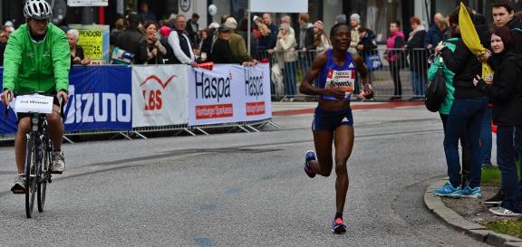 third woman Haspa Marathon