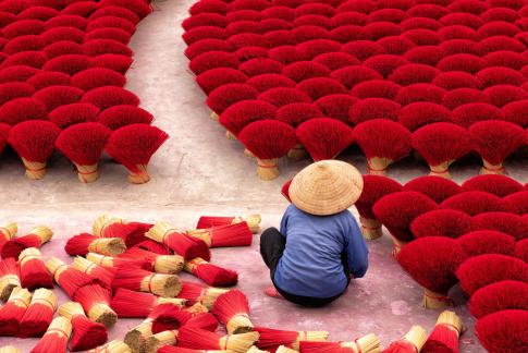 Drying the Incense