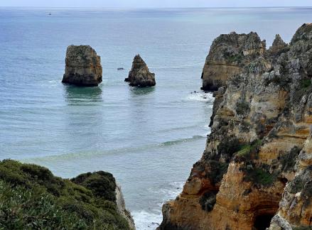 Rocky coast of Algarve