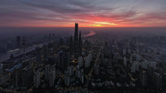 Dawn in Shanghai