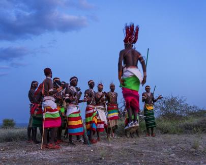 Samburu Young Men Celebration