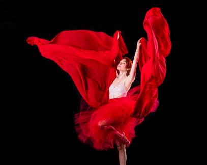 Dancing With Red Sash 106