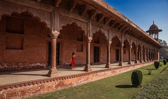 Near the Taj Mahal