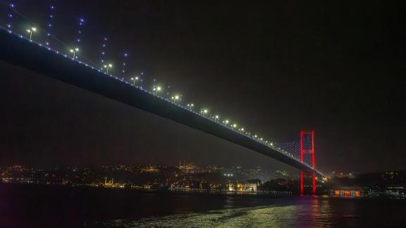 Under the Bosphorus Bridge