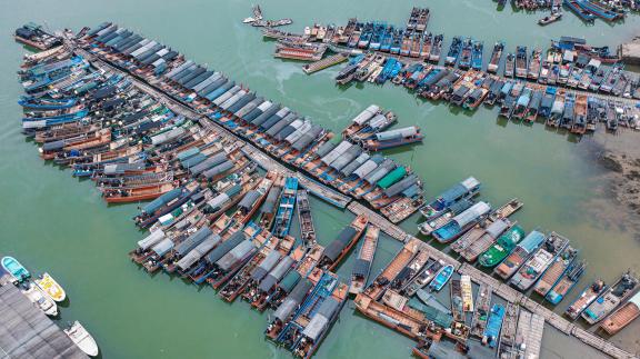 Fishing holiday dock