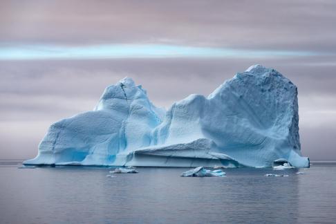 Pastel colors in Antarctica