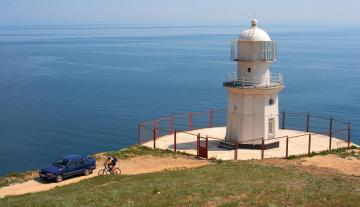 Lighthouse on Meganom Crimea