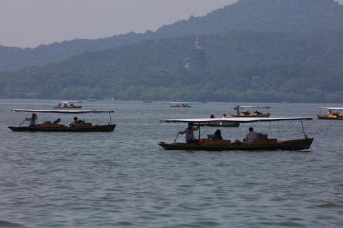 Boating on West Lake 2 Boating on West Lake 2