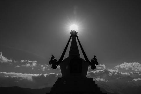 Snowy Mountain Stupa 19