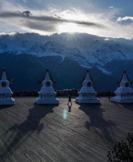 Snowy Mountain Stupa 25