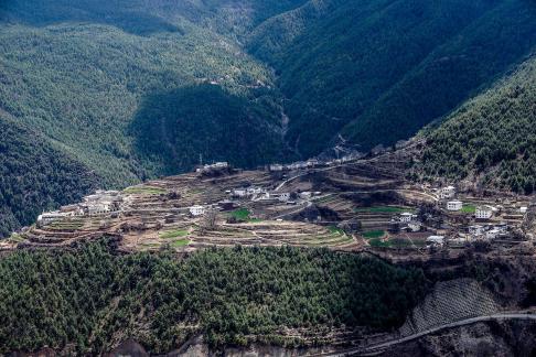 The winding mountain path 16