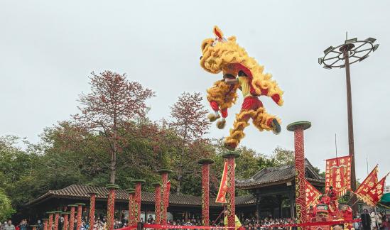 Flying Lion Dance A