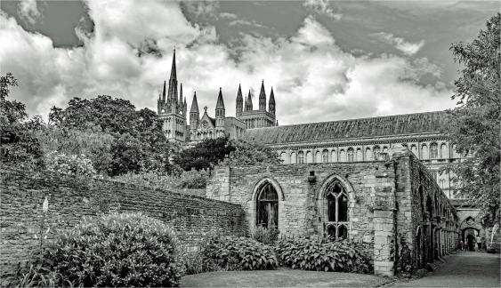 Peterborough Cathedral South View