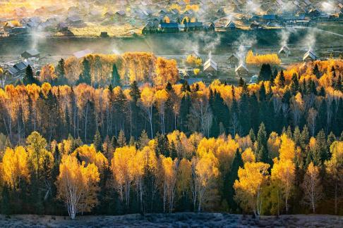 Morning view from Xinjiang