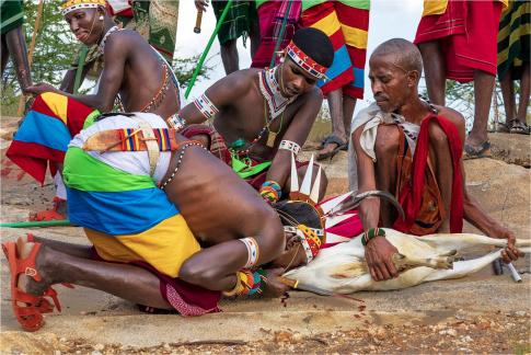 Samburu Initiation Blood Drinking