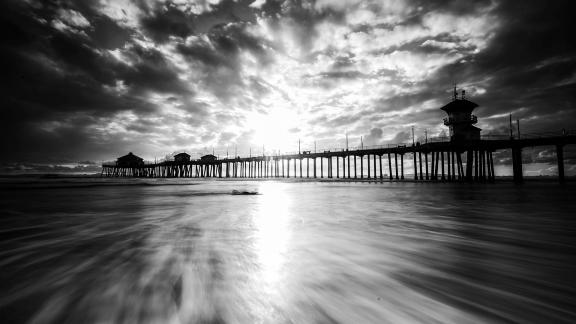 HB Bridge Cloudy Day