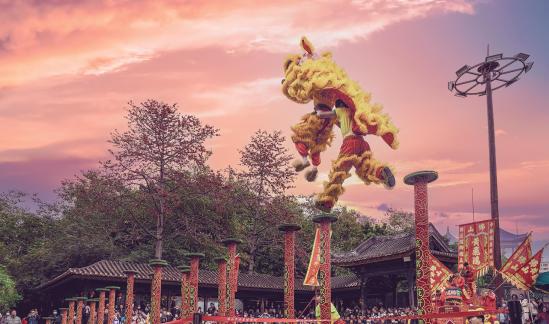 Flying Lion Dance A